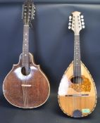 TWO 20TH CENTURY MANDOLIN MUSICAL INSTRUMENTS