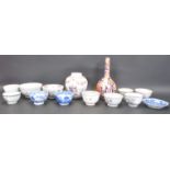 COLLECTION OF CHINESE ORIENTAL CERAMIC PORCELAIN CABINET WARE