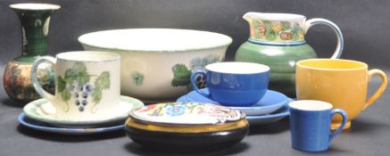 COLLECTION OF VINTAGE CERAMICS INCLUDING POOLE POTTERY