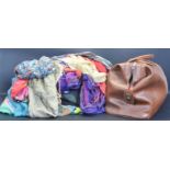 LARGE COLLECTION OF COTTON, SILK, CASHMERE SCARF