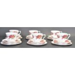 VINTAGE SIX PERSON TEA SERVICE BY GAINSBOROUGH