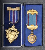TWO 1940S MASONIC MEDALS