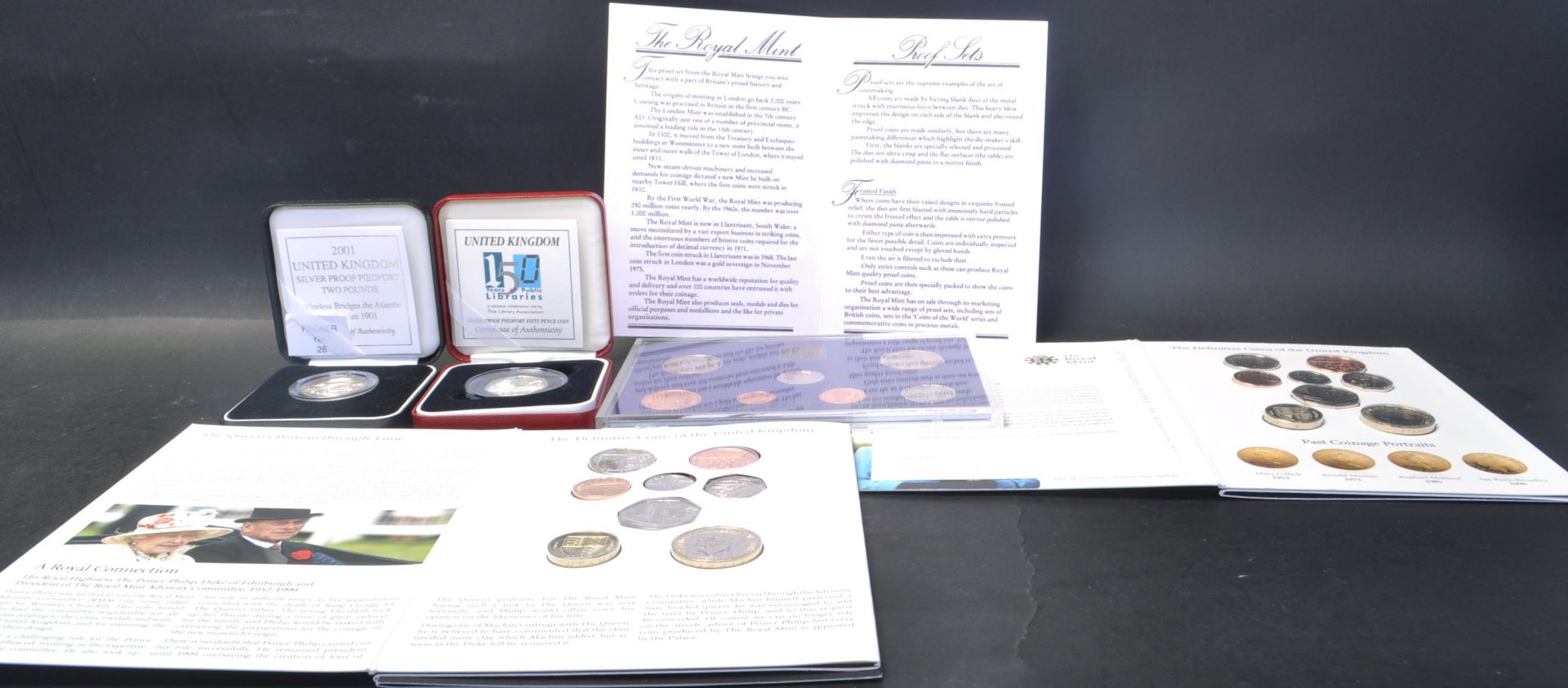 COLLECTION OF SILVER PIEDMONT AND OTHER PROOF COINS