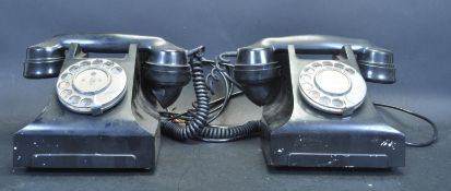 TWO VINTAGE MID 20TH CENTURY LANDLINE TELEPHONES