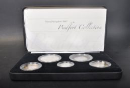 2007 SILVER PROOF PIEDFORT COIN SET - CERTIFICATED