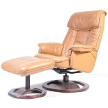 CONTEMPORARY EKORNES STRESSLESS STYLE RECLINING CHAIR