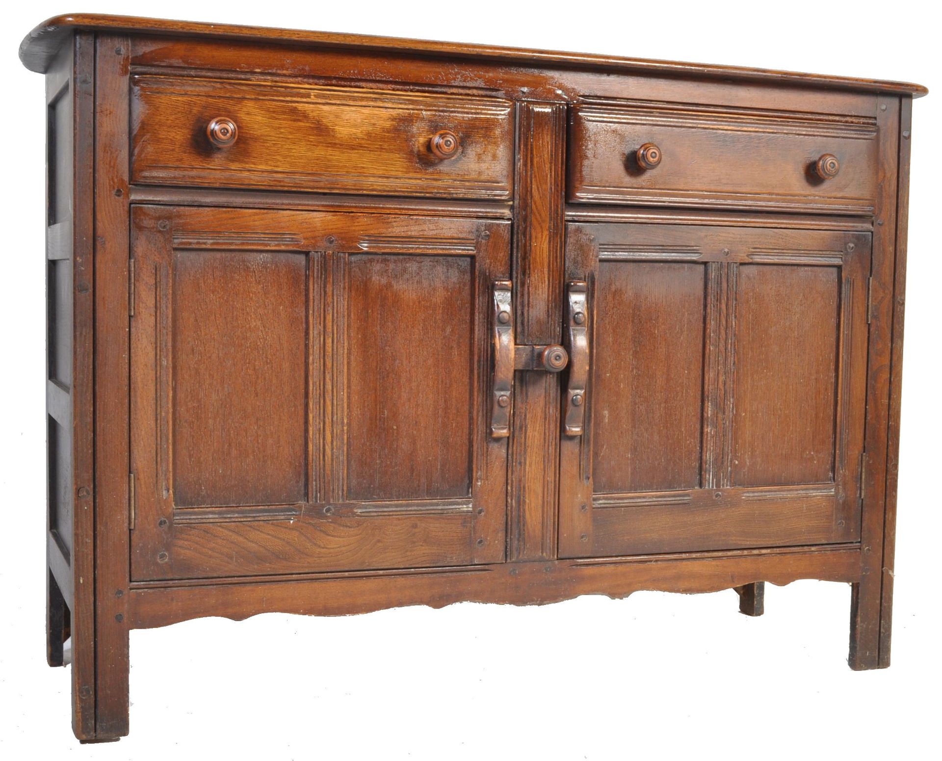 MID 20TH CENTURY ERCOL OLD COLONIAL SIDEBOARD CREDENZA