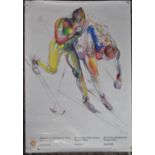 ORIGINAL RETRO 1980'S OLYMPIC POSTER