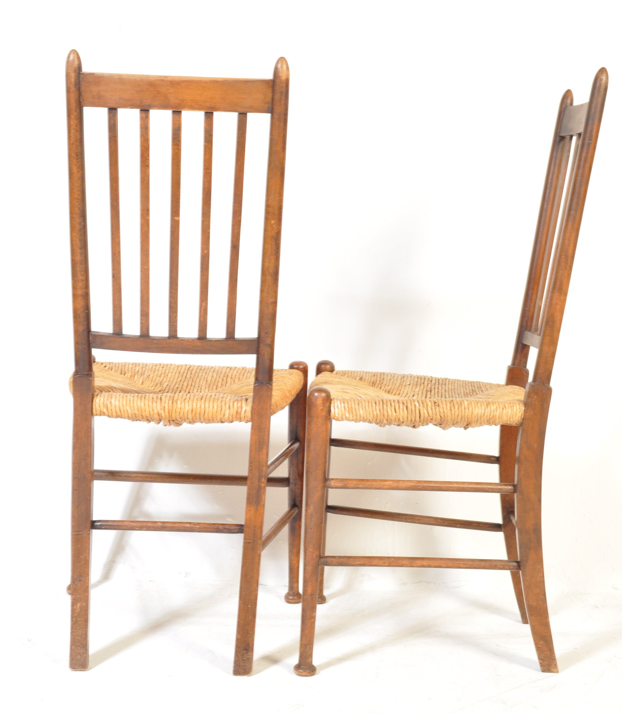 FOUR VINTAGE MID 20TH CENTURY COUNTRY FARM HOUSE CHAIRS - Image 7 of 7