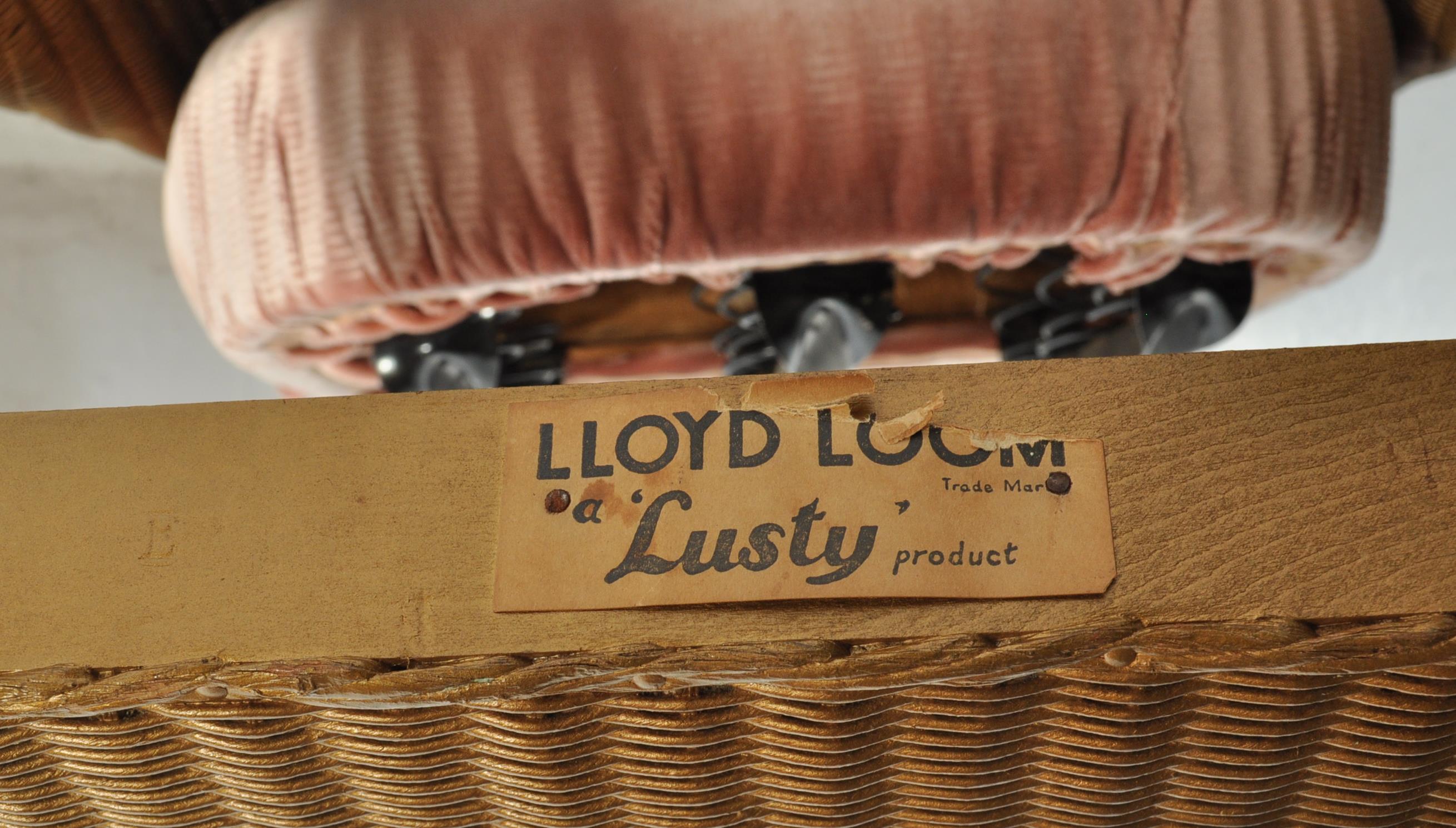 THREE PIECES OF VINTAGE RETRO 20TH CENTURY LLOYD LOOM FURNITURE - Image 4 of 6