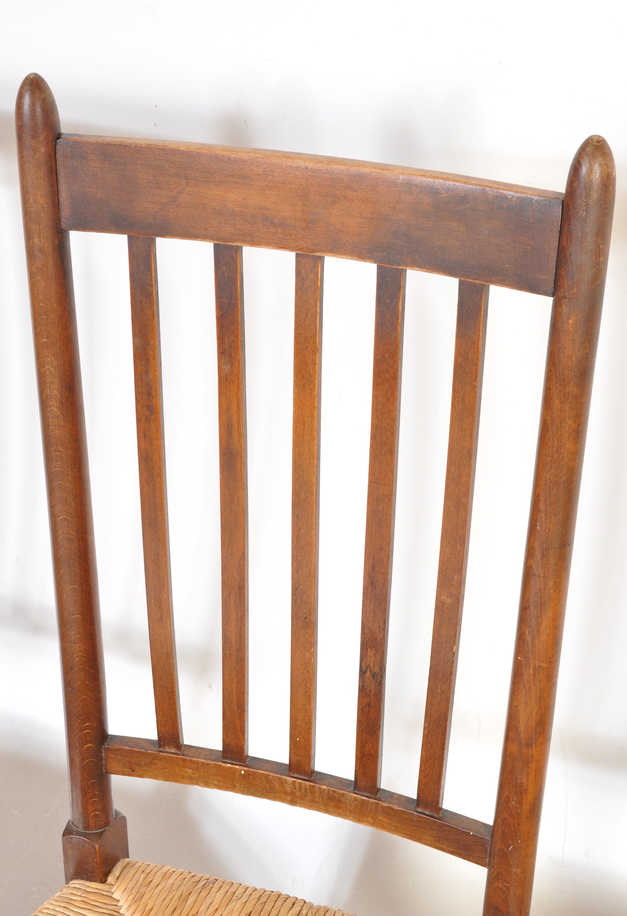 FOUR VINTAGE MID 20TH CENTURY COUNTRY FARM HOUSE CHAIRS - Image 4 of 7