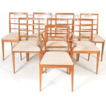 MCINTOSH & CO - MATCHING SET OF EIGHT TEAK DINING CHAIRS