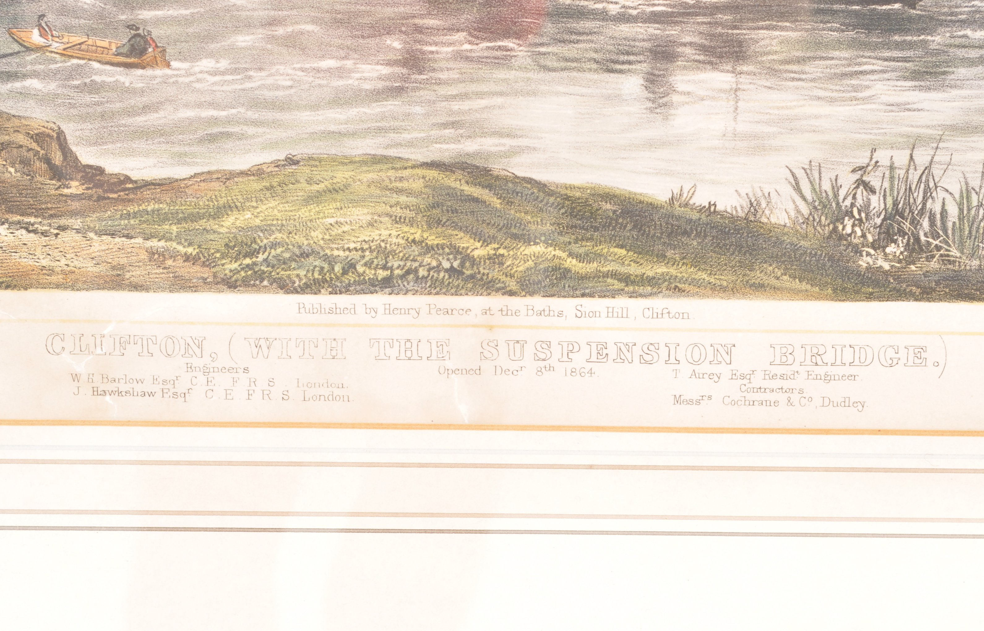 AFTER HENRY PEARCE - 19TH CENTURY VICTORIAN COLOUR LITHOGRAPH OF CLIFTON - Image 5 of 5