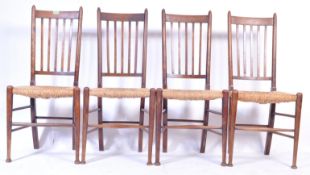 FOUR VINTAGE MID 20TH CENTURY COUNTRY FARM HOUSE CHAIRS