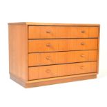 MID 20TH CENTURY TEAK DANISH INSPIRED CHEST OF DRAWERS