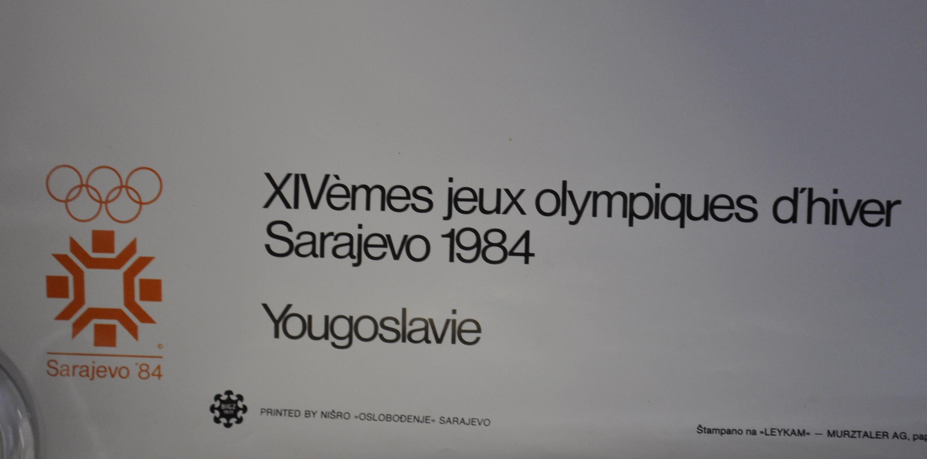 ORIGINAL RETRO 1980'S OLYMPIC POSTER - Image 4 of 10