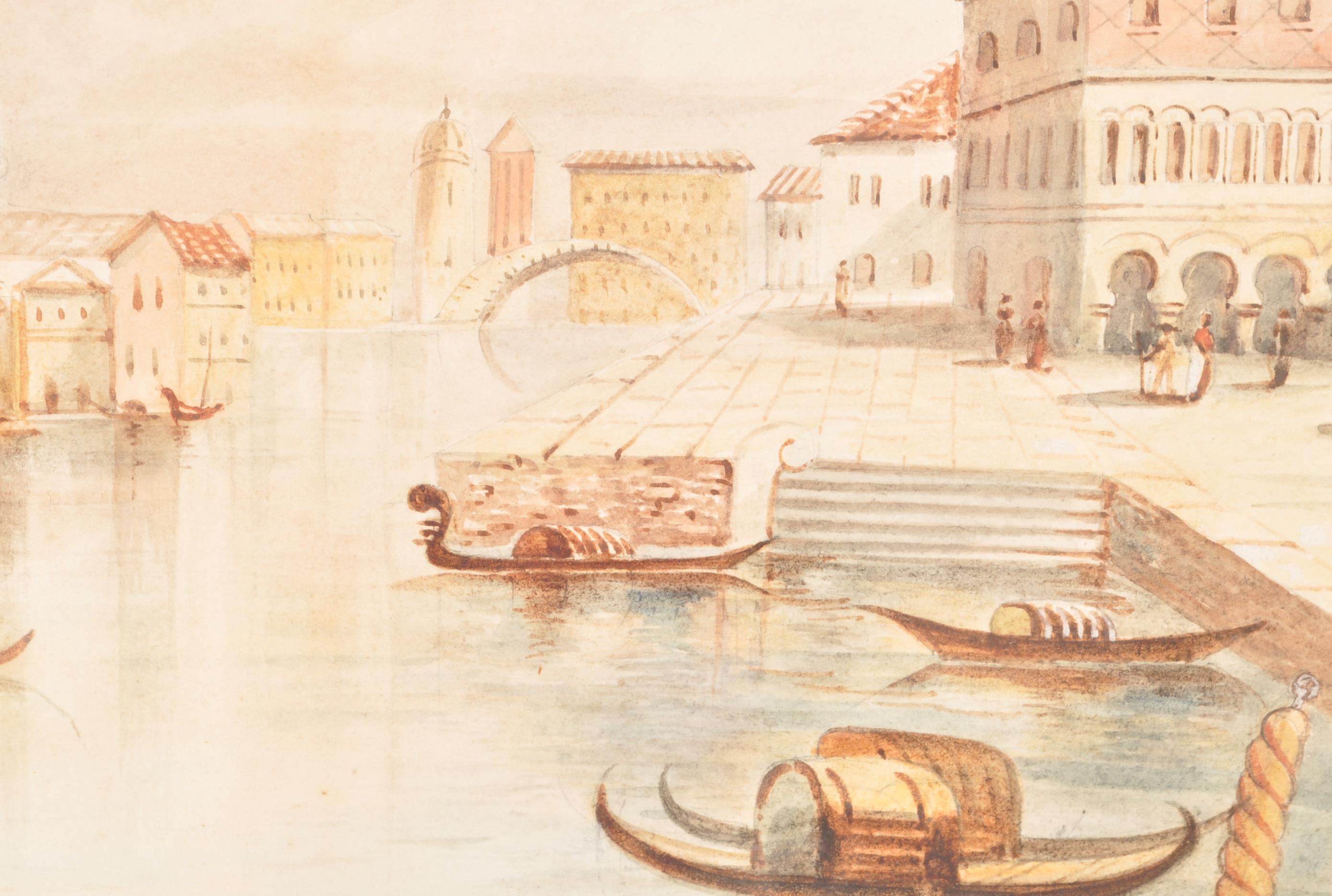 TWO VIENNESE WATERCOLOUR PAINTINGS BY A. STORIE - Image 6 of 6