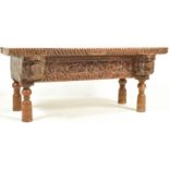 VINTAGE 20TH CENTURY INDIAN TEAK ALTAR / COFFEE TABLE