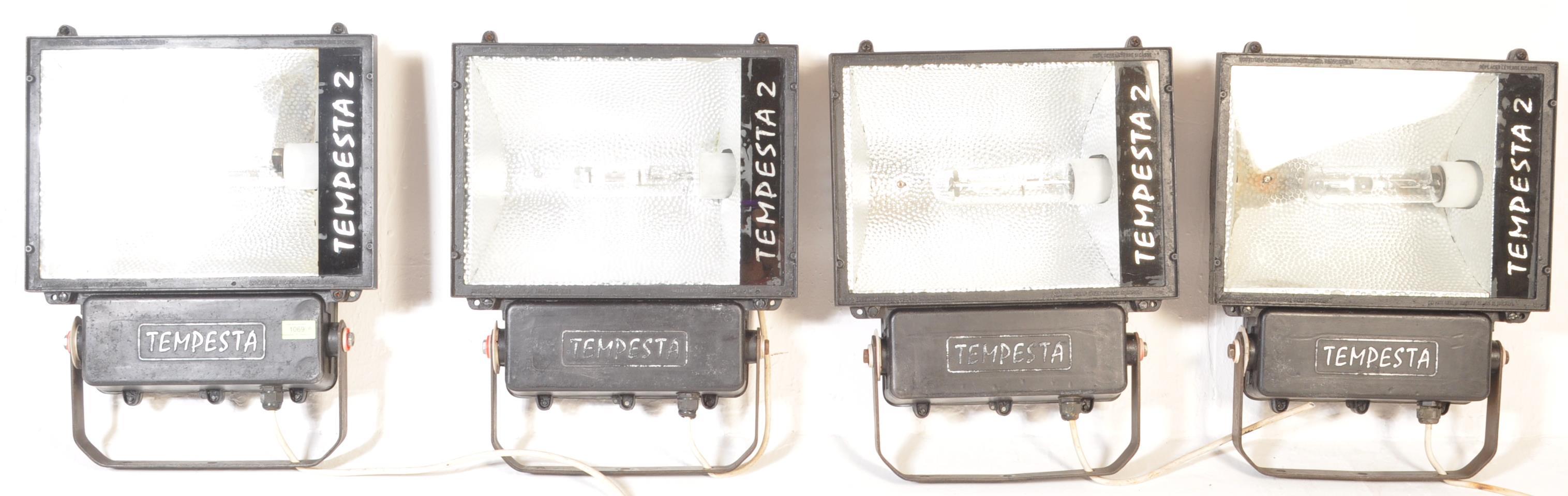 SET OF FOUR TEMPESTA 2 FLOODLIGHTS