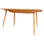 20TH CENTURY ERCOL BLONDE BEECH AND ELM DINING TABLE