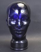 20TH CENTURY ART DECO STYLE GLASS HEAD