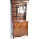 GEORGE III 19TH CENTURY MAHOGANY SECRETAIRE BUREAU