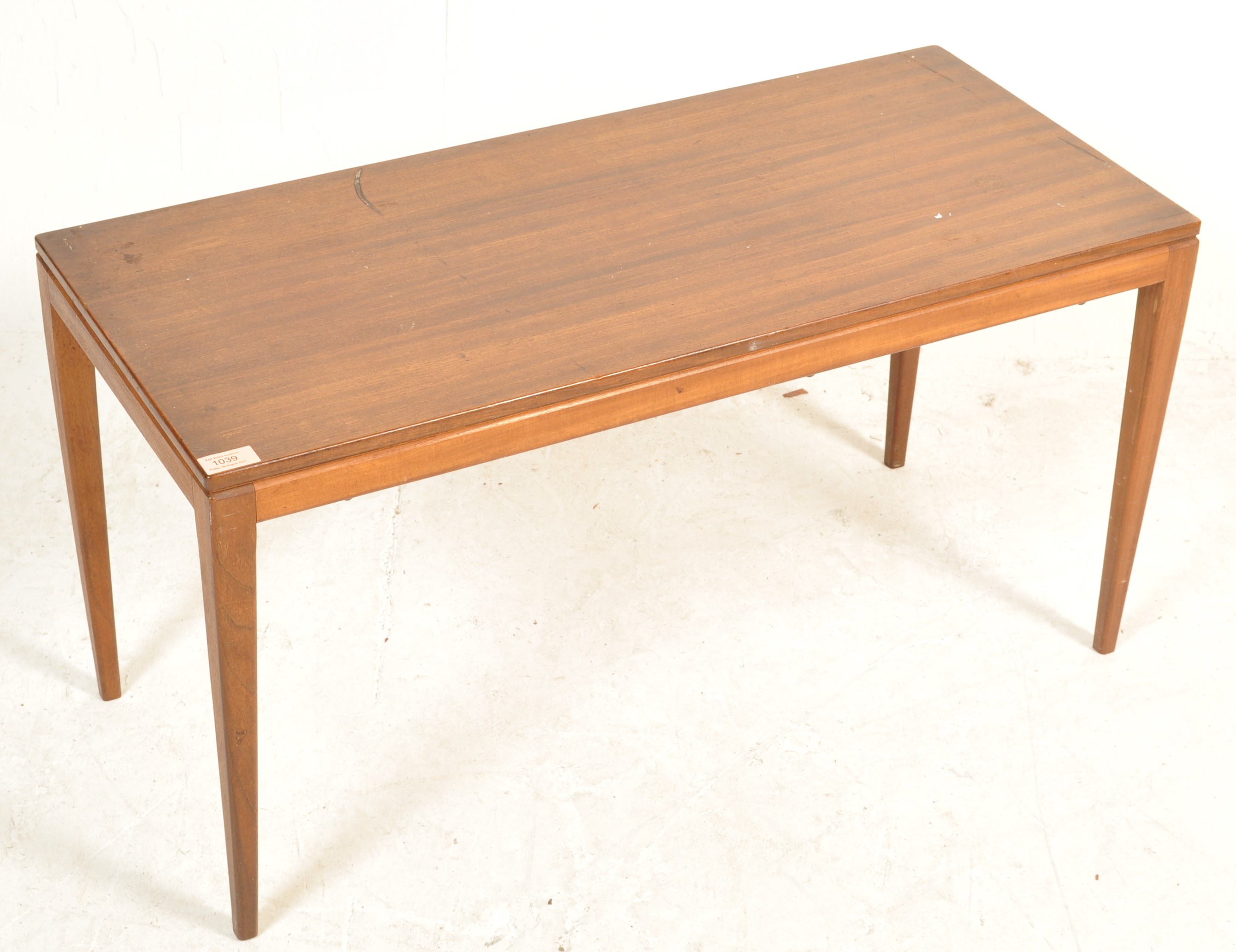 MID CENTURY DANISH TEAK WOOD COFFEE TABLE - Image 2 of 6