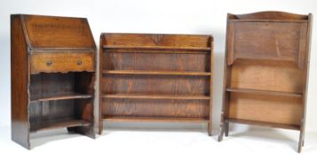 COLLECTION OF EARLY 20TH CENTURY OAK FURNITURE