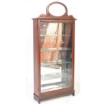 FRY'S CHOICE CHOCOLATE MAHOGANY SHOP DISPLAY CABINET