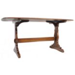 VINTAGE RETRO ERCOL OLD COLONIAL DINING TABLE