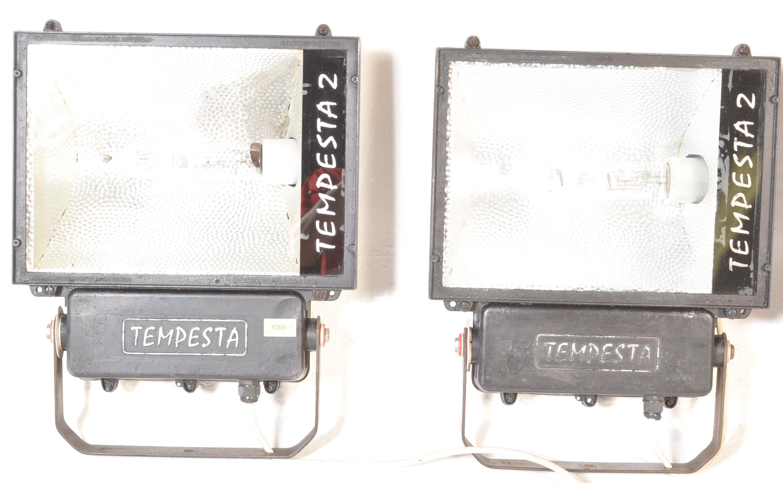 SET OF FOUR TEMPESTA 2 FLOODLIGHTS - Image 2 of 4