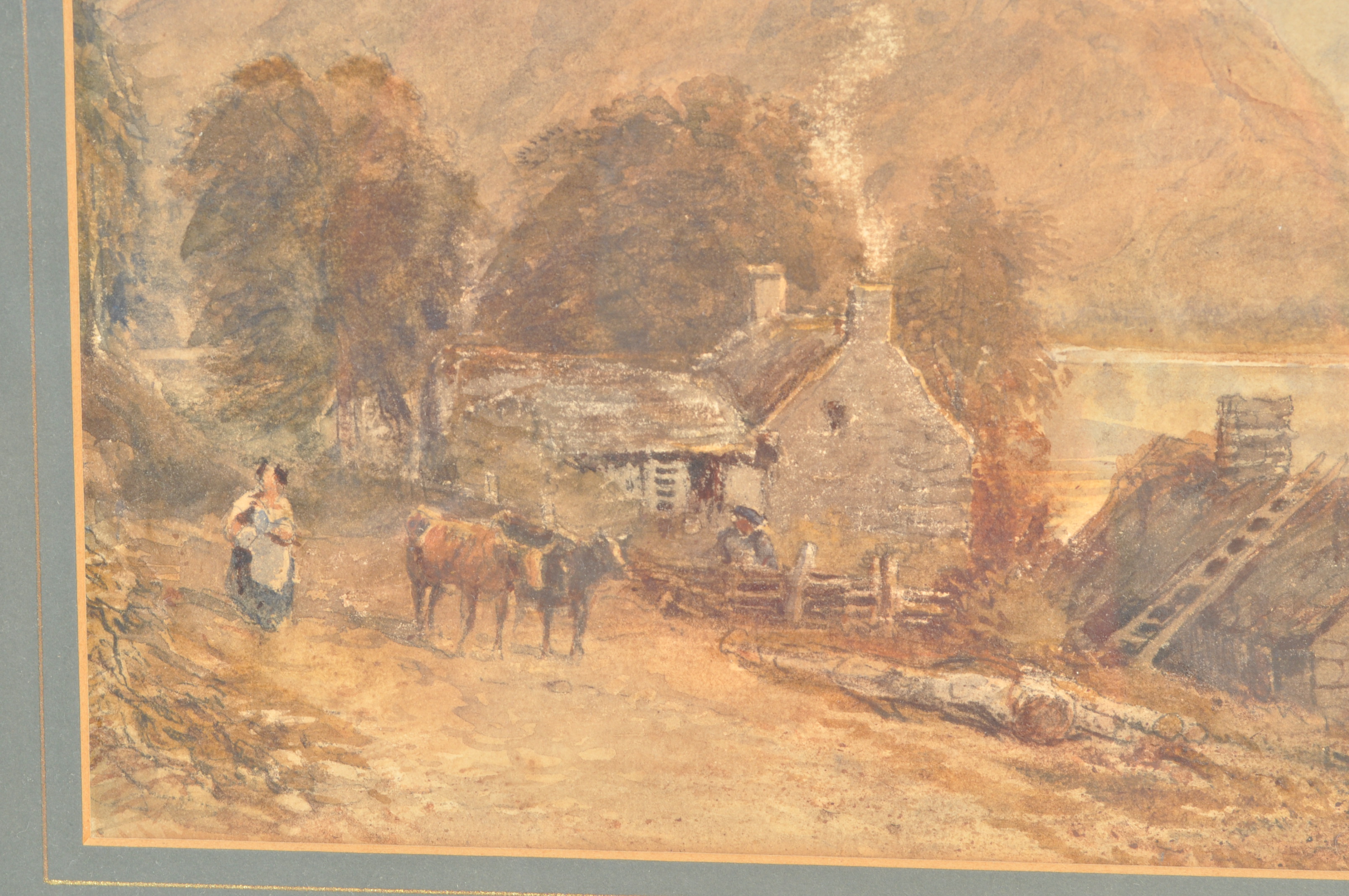 GRASMERE BY DAVID COX JNR - 19TH CENTURY VICTORIAN WATERCOLOUR PAINTING - Image 3 of 5