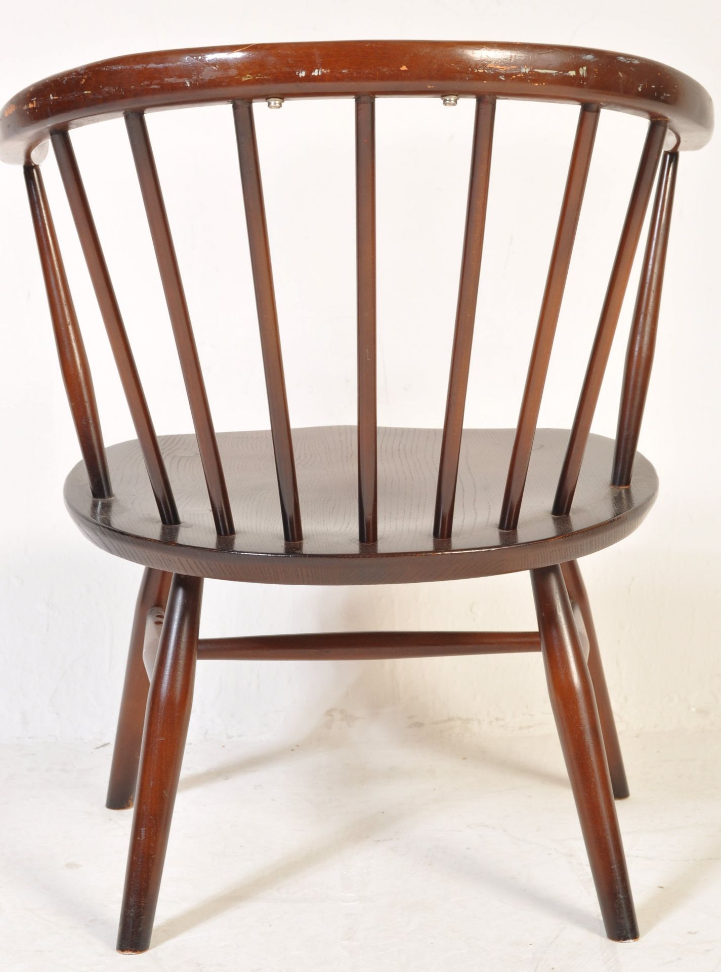 MID 20TH CENTURY COWHORN CHILDREN CHAIR BY ERCOL - Bild 6 aus 6