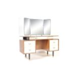 RETRO VINTAGE CIRCA 1960'S G PLAN CHINA WHITE DRESSING TABLE