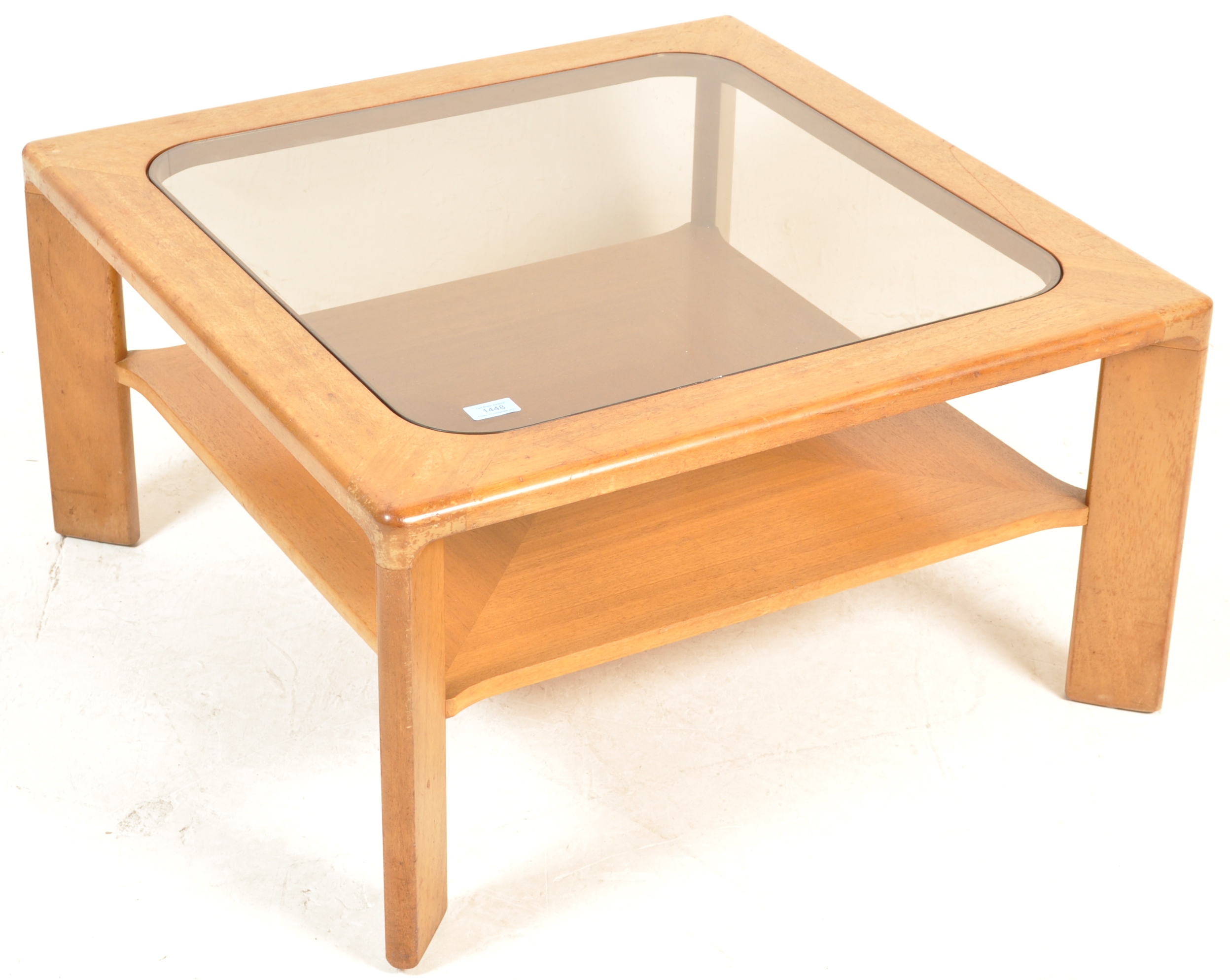 1960’S NATHAN SMOKED GLASS COFFEE TABLE - Image 2 of 4