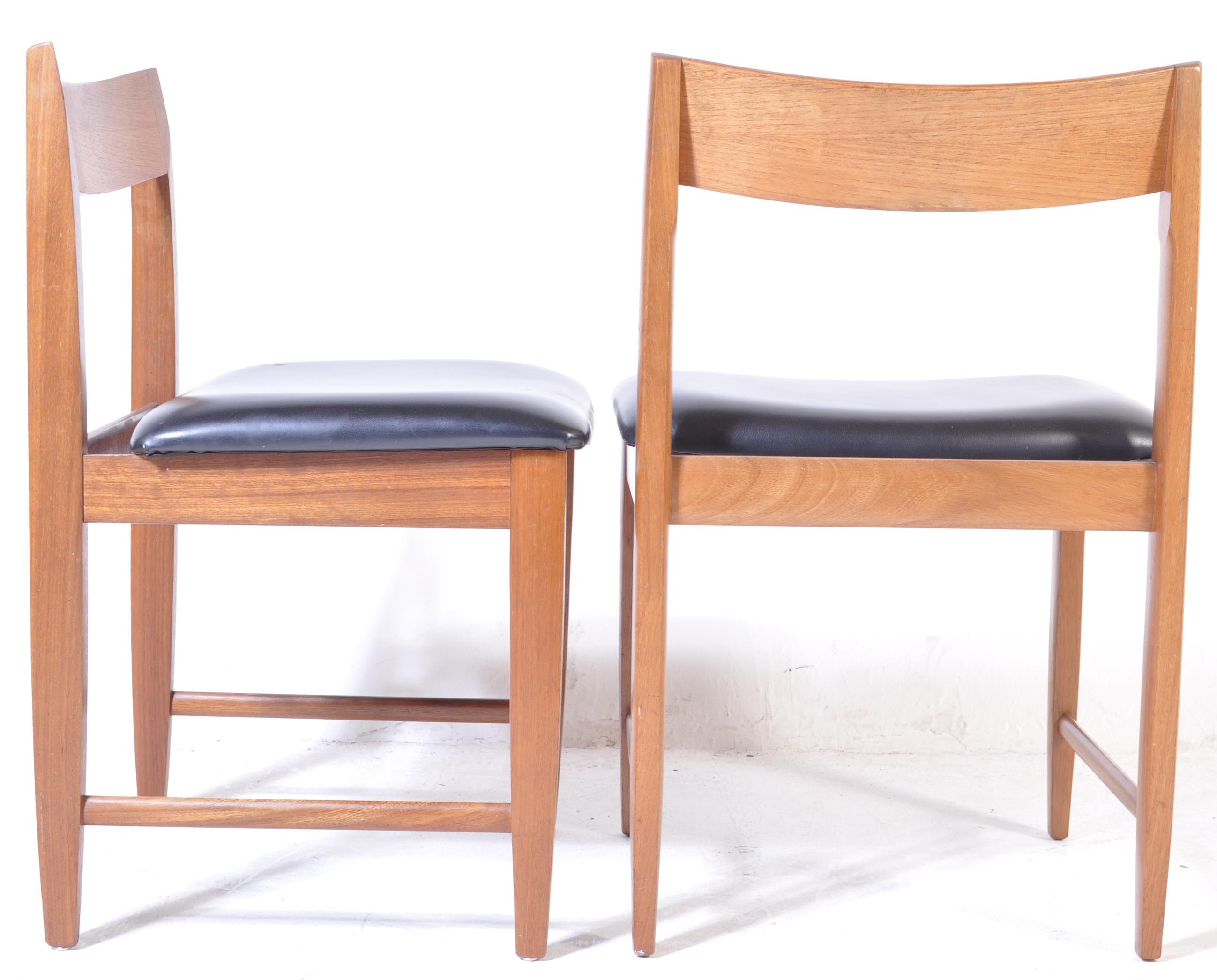 1960’S DANISH INSPIRED TEAK DROP LEAF DINING TABLE & CHAIRS - Image 7 of 7