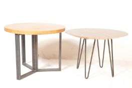 MODERN 21ST CENTURY CIRCULAR OCCASIONAL TABLE & OTHER