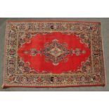 1940’S HAND WOVEN KASHAN PERSIAN ISLAMIC RUG