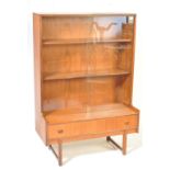 1960’S TEAK WOOD DISPLAY CABINET / BOOKCASE BY TURNIDGE OF LONDON