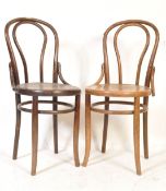 TWO 1920’S CAFE BISTRO BENTWOOD CHAIRS BY FISCHEL AUSTRIA