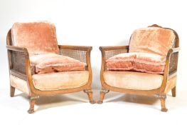 PAIR OF 1930'S QUEEN ANNE REVIVAL BEGERE ARMCHAIRS
