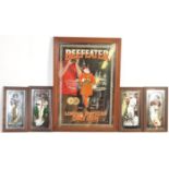 COLLECTION OF RETRO VINTAGE 20TH CENTURY ADVERTING MIRRORS