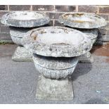 COLLECTION OF THREE VINTAGE 20TH CENTURY GRAND TOUR STYLE URNS