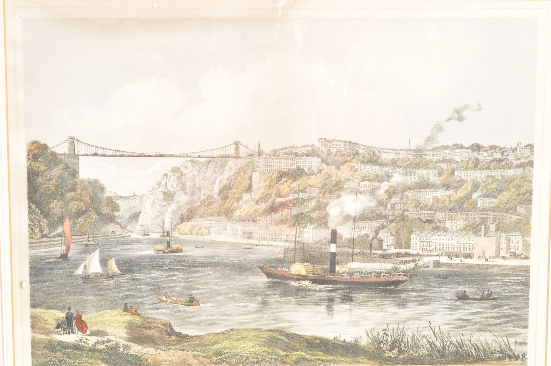 AFTER HENRY PEARCE - 19TH CENTURY VICTORIAN COLOUR LITHOGRAPH OF CLIFTON - Bild 2 aus 5