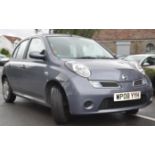 NISSAN MICRA 1.2 ACENTA 2008 MODEL 5 DOOR