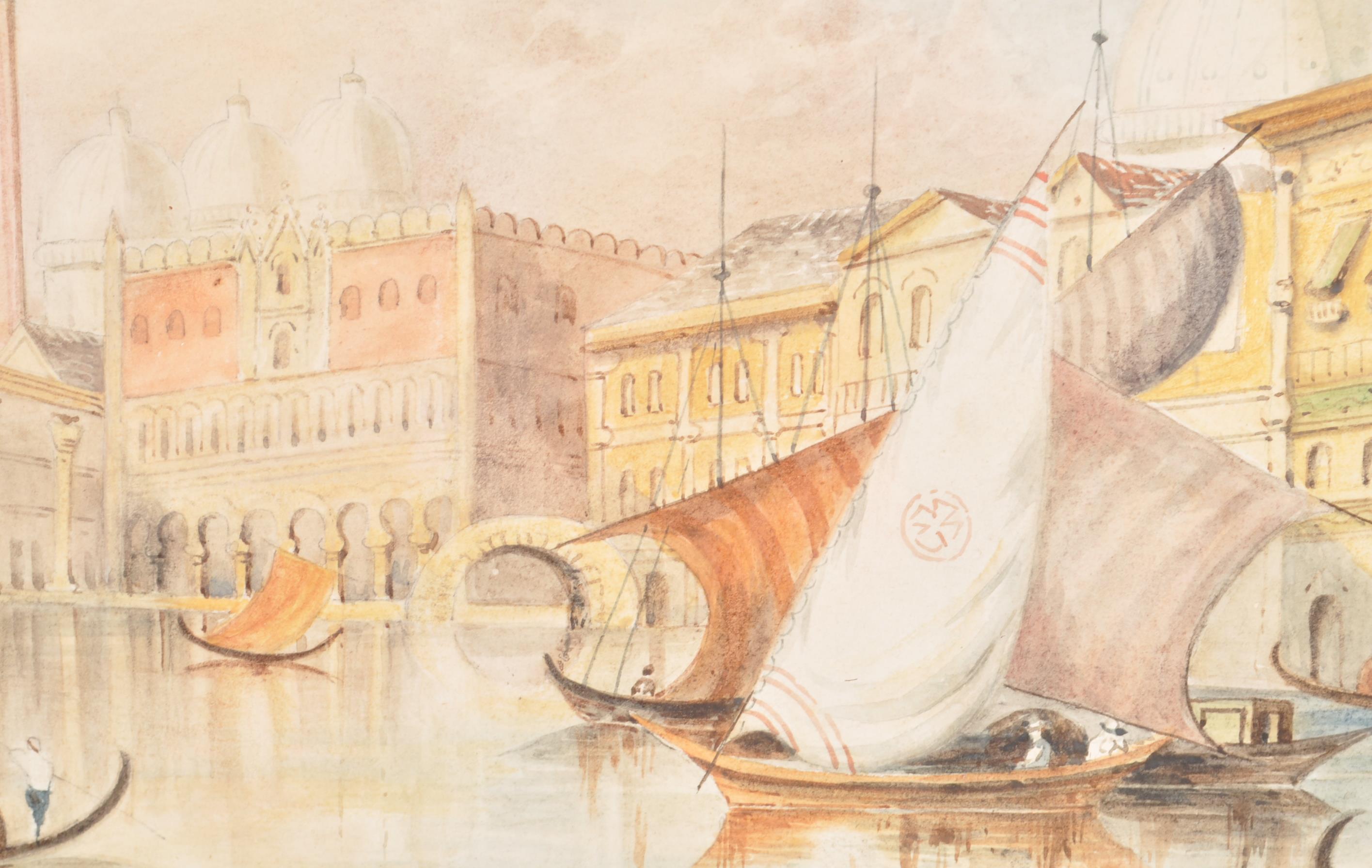 TWO VIENNESE WATERCOLOUR PAINTINGS BY A. STORIE - Image 4 of 6