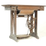 EARLY 20TH CENTURY SINGER SEWING MACHINE TABLE