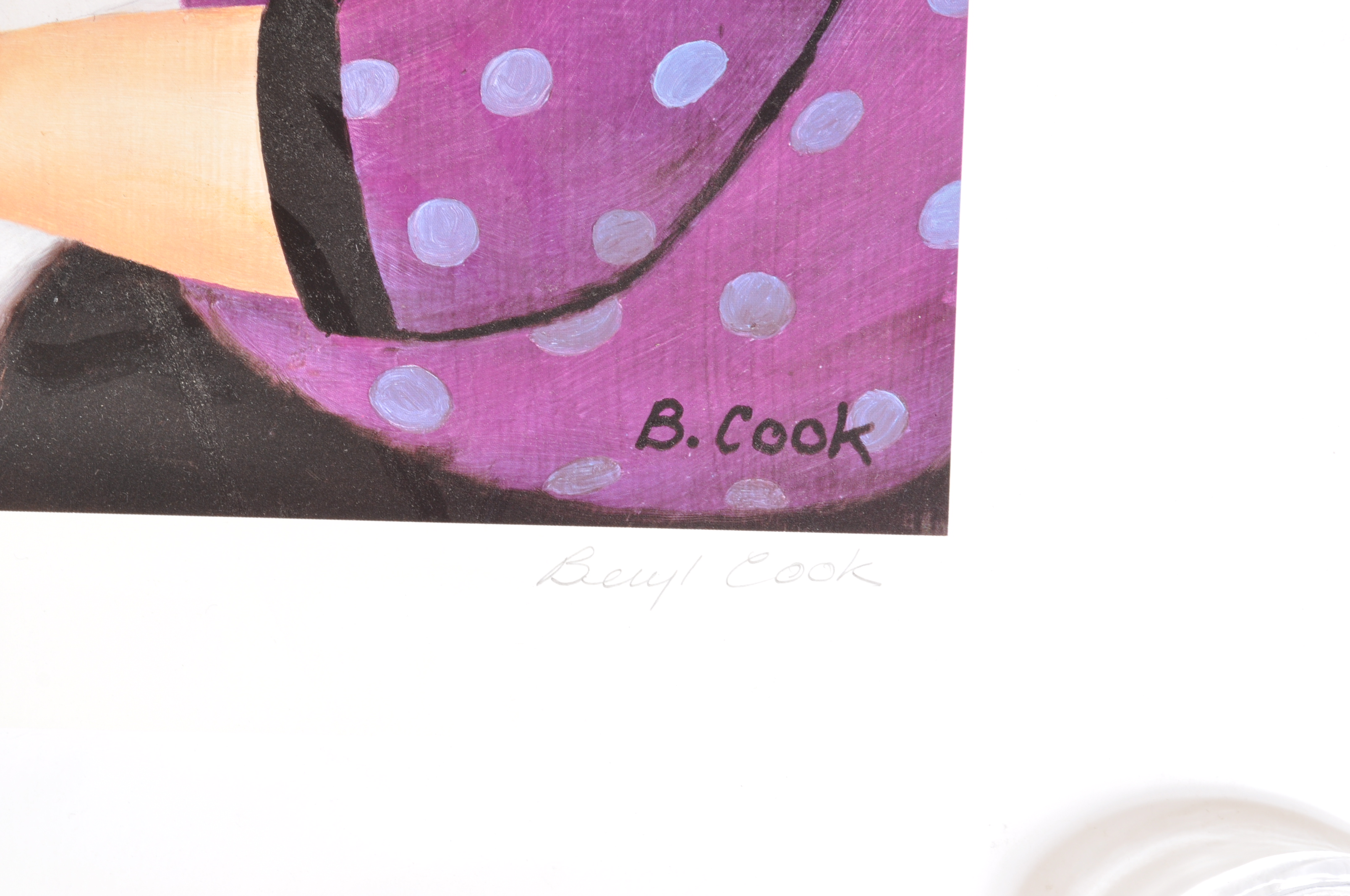 BERYL COOK - DINING PARIS - LIMITED EDITION SIGNED PRINT - Image 3 of 6