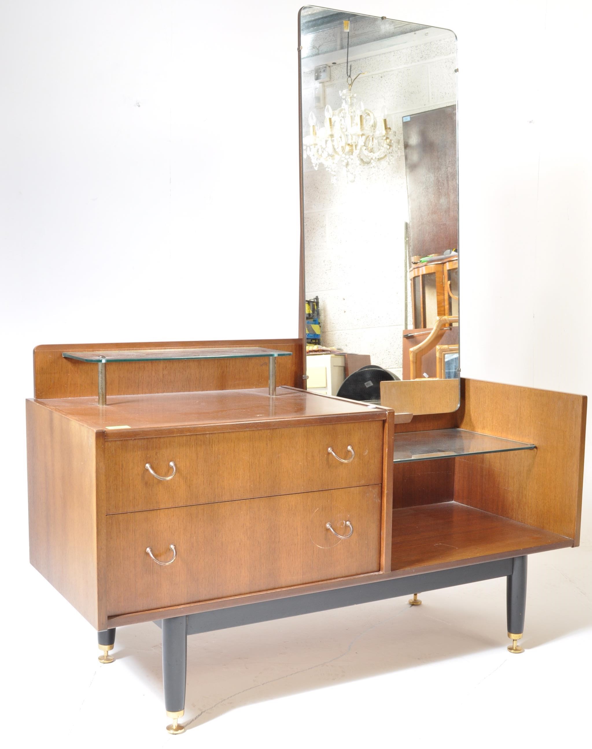 RETRO VINTAGE MID 20TH CENTURY G PLAN TOLA WOOD DRESSING TABLE - Image 2 of 8