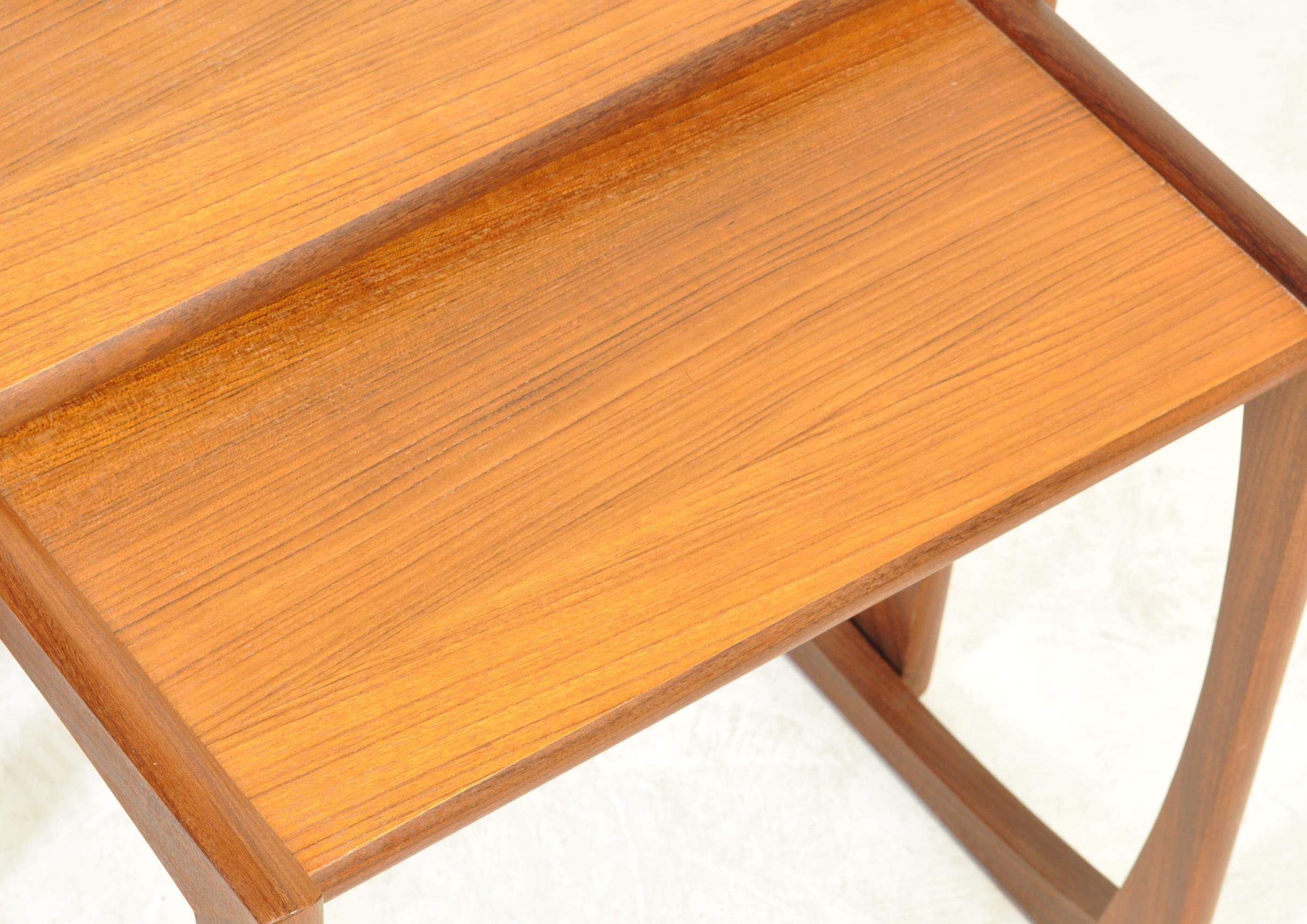 1970’S G-PLAN QUADRILLE TEAK WOOD GRADUATE NEST OF TABLES - Image 5 of 5